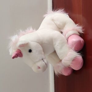 Retired build-a-bear white and pink unicorn